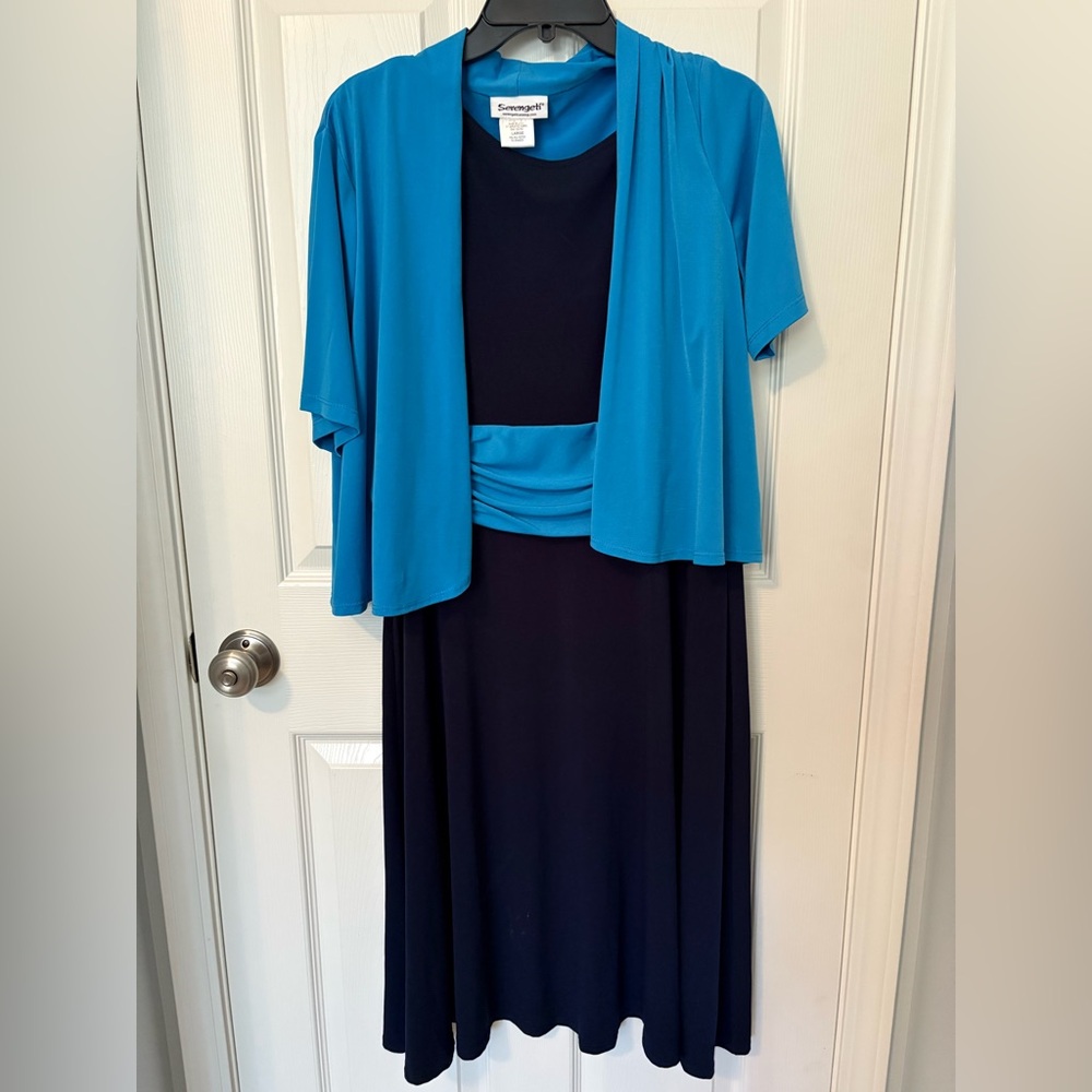 Serengeti Black and Blue Polyester Blend